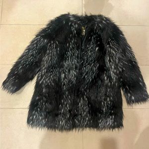 Original BIBA faux fur coat. Glamorous & fabulous vegan coat.
